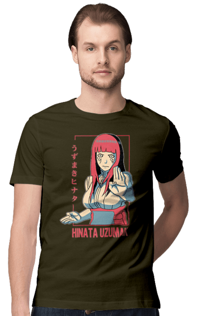 Футболка чоловіча з принтом "Наруто Хіната Х'юґа". Hinata, hinata hyuga, hyuga, naruto, аніме, манга, наруто, х юґа, хіната, хіната х юґа. 2070702