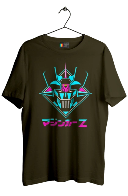Футболка мужская с принтом Mazinger Z Грендайзер. Goldorak, goldrake, grendizer, mazinger z, mecha, аниме, грендайзер, манга, меха, роботы. 2070702