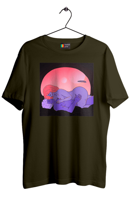 Футболка чоловіча з принтом "Інопланетяни Дівчина І Хлопець". Голі, дівчина, хлопець. 2070702