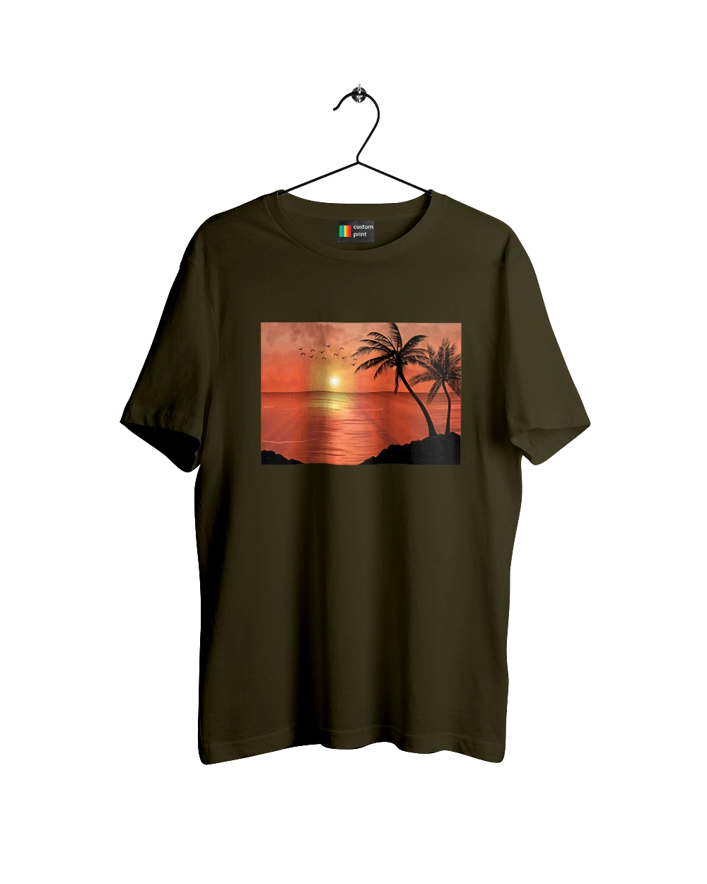 Закат Пальмы Море