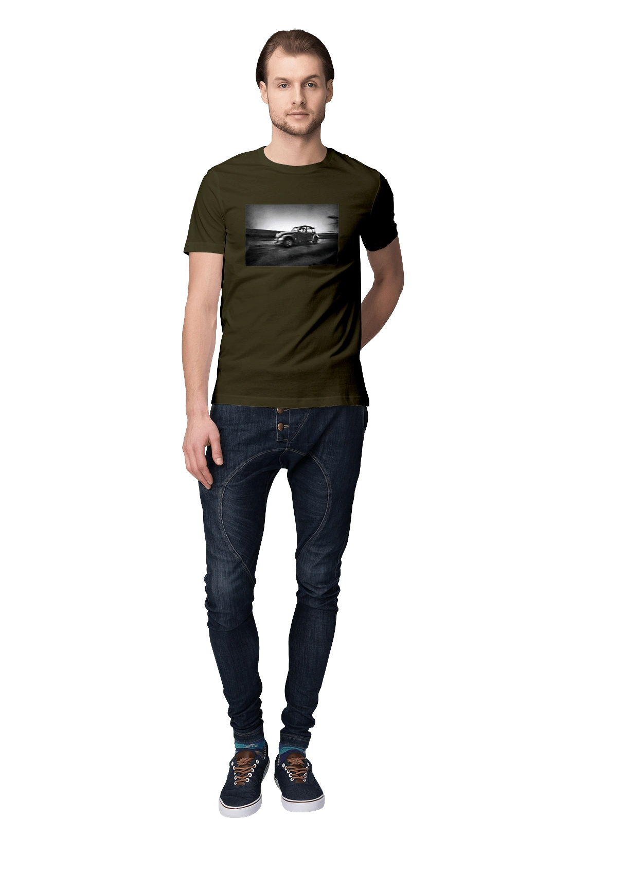 Ретро машина чб