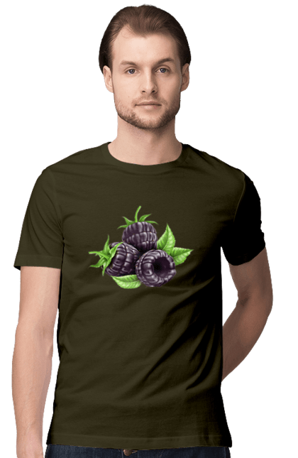 Men`s t-shirt with prints Blackberry. Berry, blackberry. 2070702