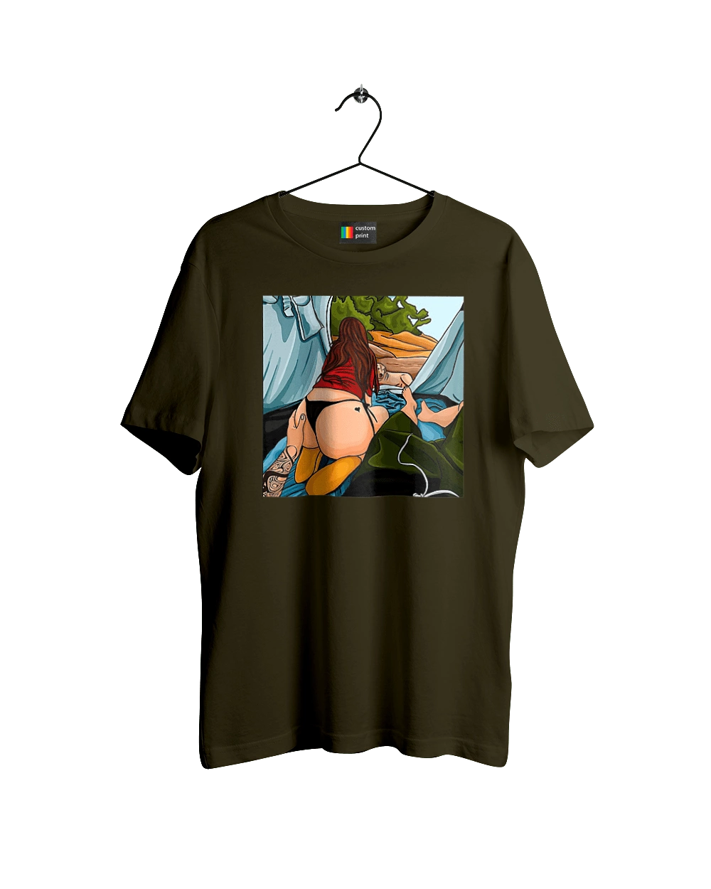 Rest With Favorite In The Tent