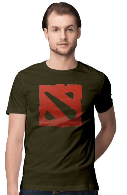 Футболка чоловіча з принтом "Дота 2". Dota 2, гра, дозвілля. PrintMarket - інтернет-магазин одягу та аксесуарів з принтами плюс конструктор принтів - створи свій унікальний дизайн