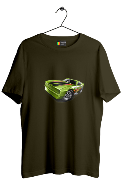 Men`s t-shirt with prints Sports car. Auto, by custom, car, machine, powerful car, sports car. 2070702