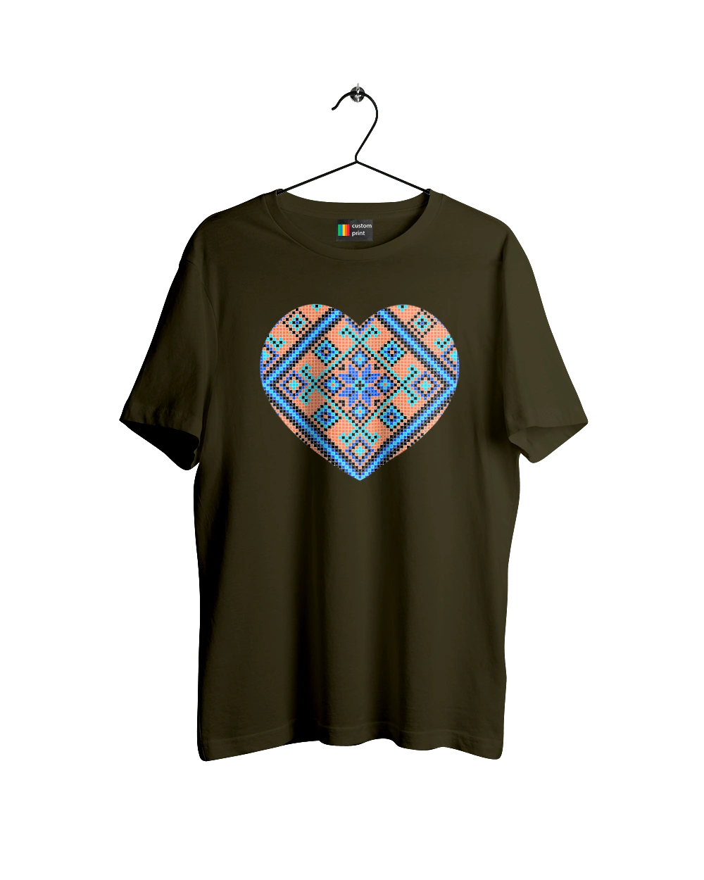 Серце вишивка