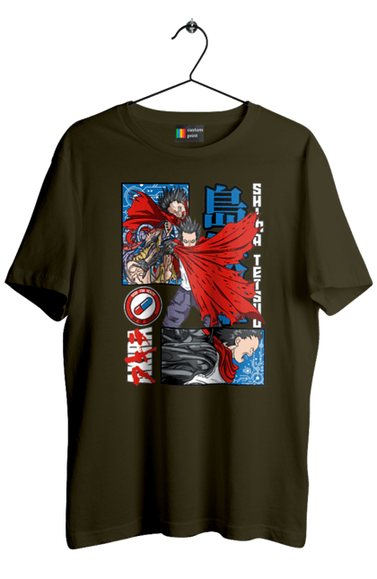 Men's t-shirt with prints Akira Tetsuo Shima. Akira, anime, cyberpunk, manga, tetsuo shima. 2070702