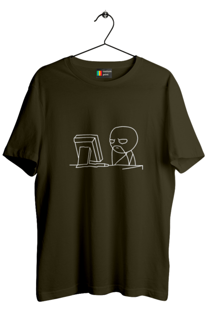 Футболка чоловіча з принтом "Програміст". Angular, c, css, html, it, javascript, jquery, php, python, react, svelt, vue, айтишник, айті, гумор, код, кодувати, прогер, програміст, програмісти, ти ж, ти ж програміст, тиж програміст. 2070702