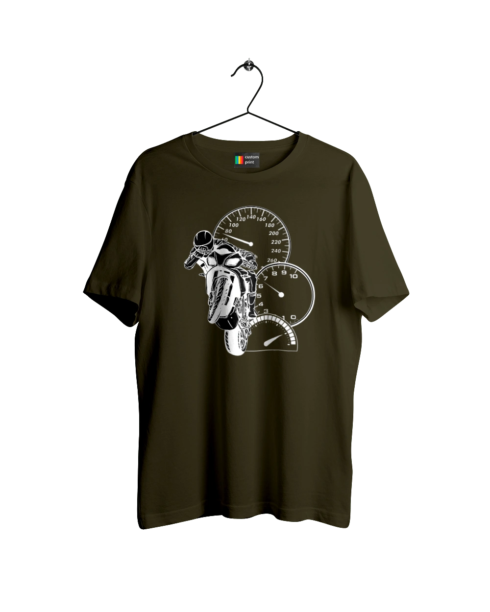 Motorcycle And Speed White