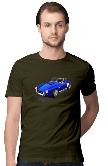 Men`s t-shirt with prints Car. Auto, car, classic, old, old machine. 2070702
