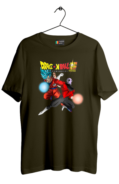 Men's t-shirt with prints Dragon Ball Son Goku. Anime, dragon ball, goku, manga, son goku, tv series. 2070702