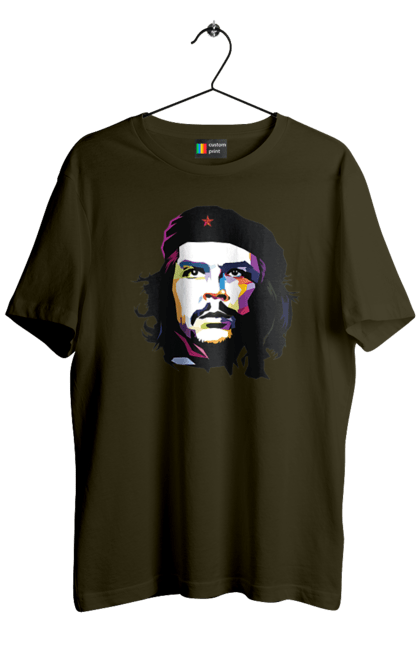 Футболка чоловіча з принтом "Ернесто че Гевара". Куба, революція, че гевара. CustomPrint.market