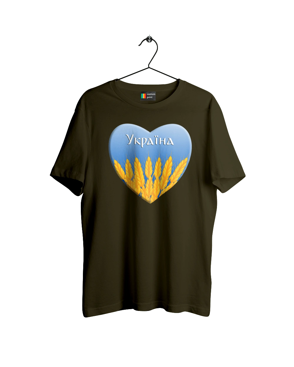 Серце з колосками Україна