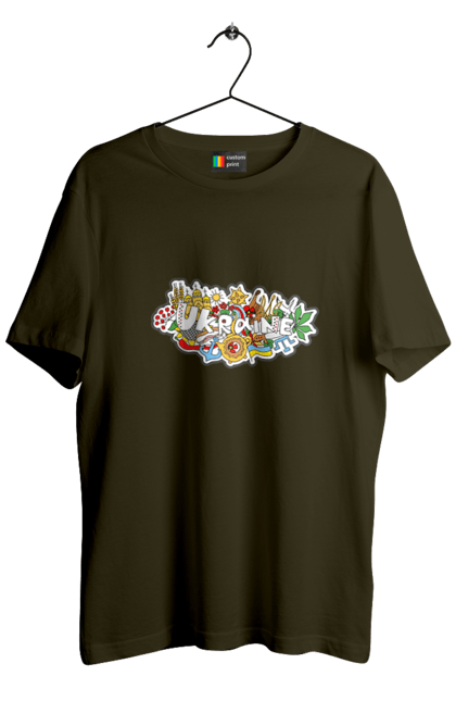 Men`s t-shirt with prints Ukraine. Peoples, symbolics, ukraine. 2070702