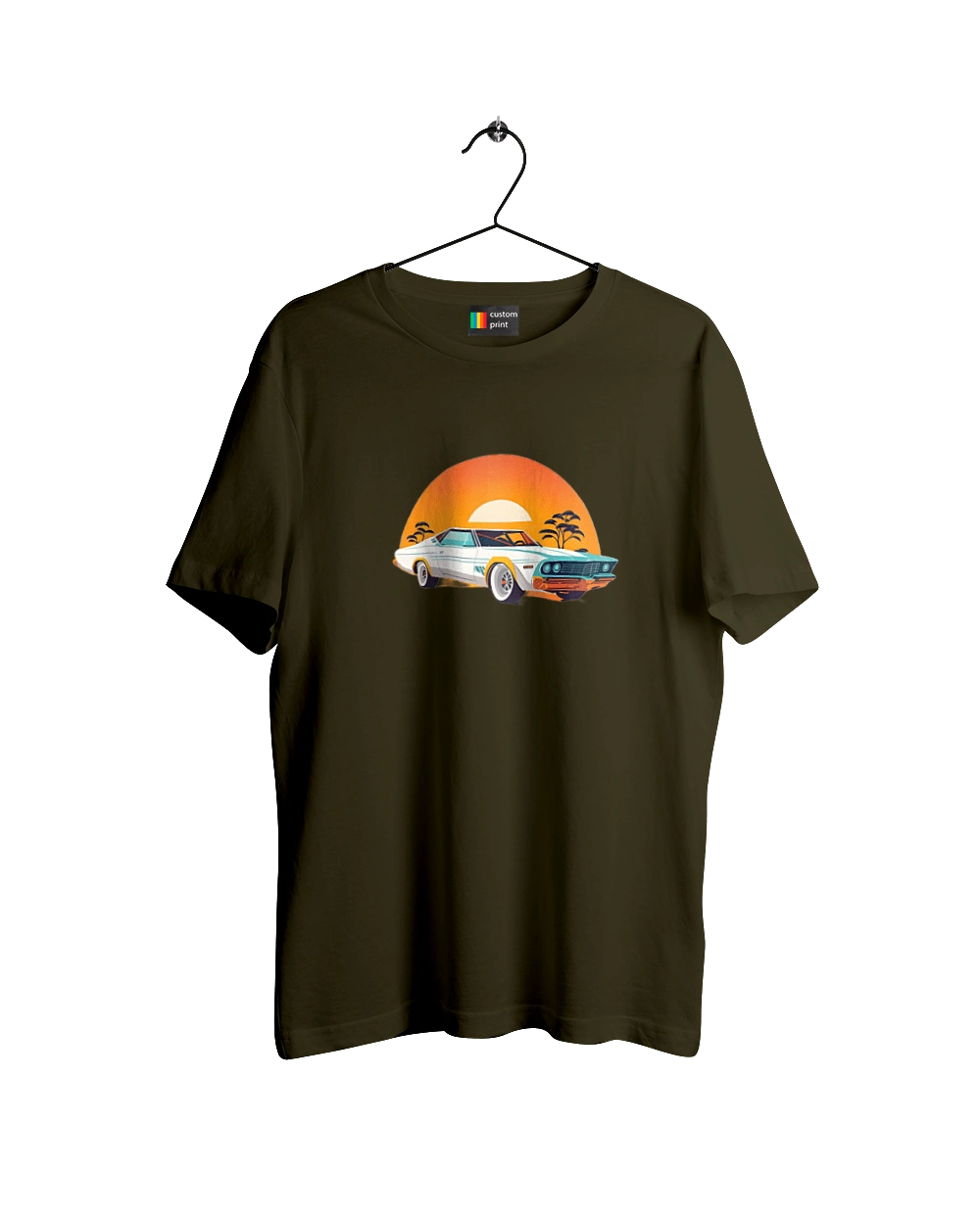 Красивая машина на закате