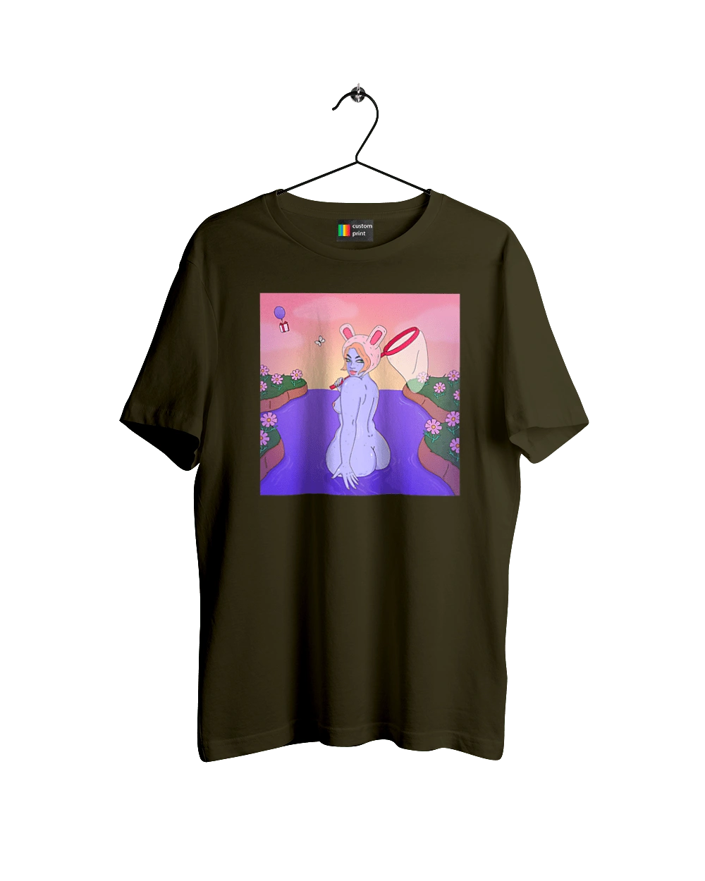 Purple Girl On The Hunt