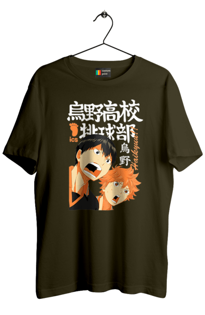 Футболка мужская с принтом Волейбол!! Хината. Anime, haikyu, hinata, manga, shoyo hinata, аниме, волейбол, манга, хината, шоё хината. 2070702