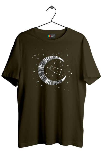 Men`s t-shirt with prints Gemini. Constellation, gemini, horoscope, sign, twins, zodiac, zodiac sign. 2070702