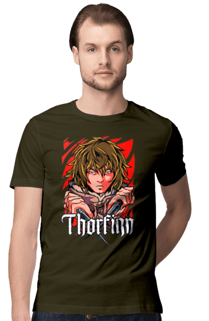 Men's t-shirt with prints Vinland Saga Thorfinn. Anime, manga, thorfinn, vinland saga. 2070702