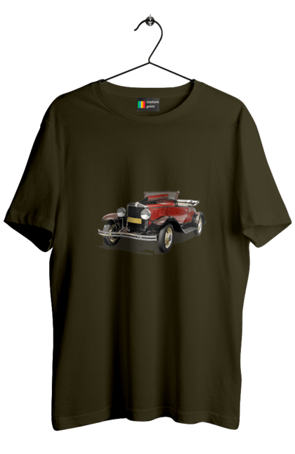 Men`s t-shirt with prints Auto.4. Auto, photo, professional photo, retro car. 2070702