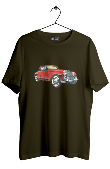 Men`s t-shirt with prints Car Rarity. Car, retro. 2070702