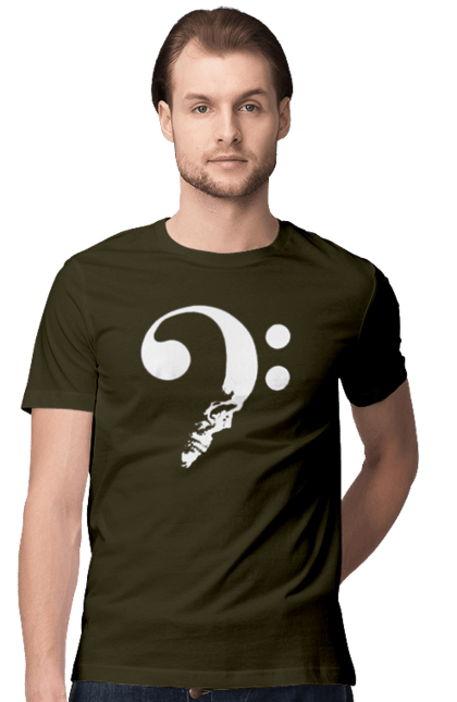 Футболка чоловіча з принтом "Череп (у чому сенс життя)". Життя, знак питання, лікар, лікарня, після смерті, сенс життя, смерть, череп, що далі. 2070702