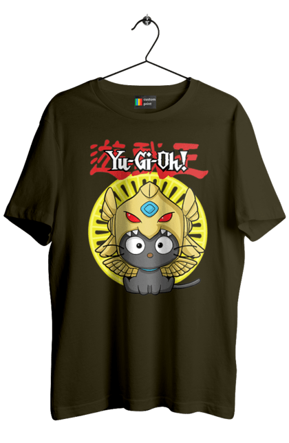 Men's t-shirt with prints Yu Gi Oh! Chococat. Brand, character, chococat, hello kitty, yu gi oh, yugio. 2070702