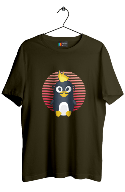 Футболка чоловіча з принтом "Лінукс". Айті, айтішнік, девелопер, іт, программіст, розробник. 2070702