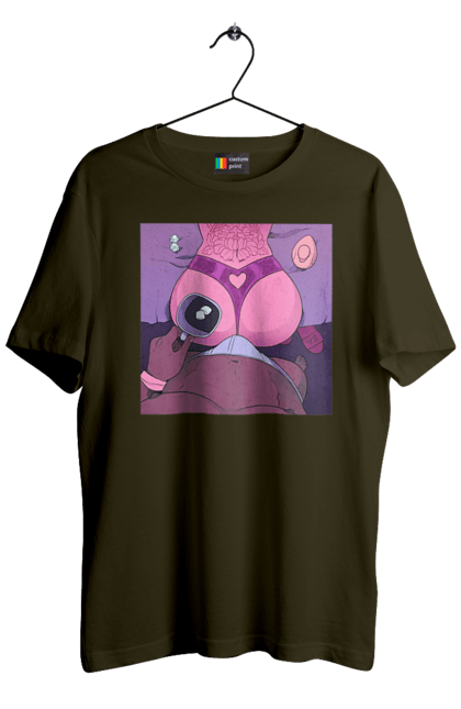 Футболка чоловіча з принтом "Ранкова Кава З Жопкою". Гола, жопа, кава, труси. 2070702