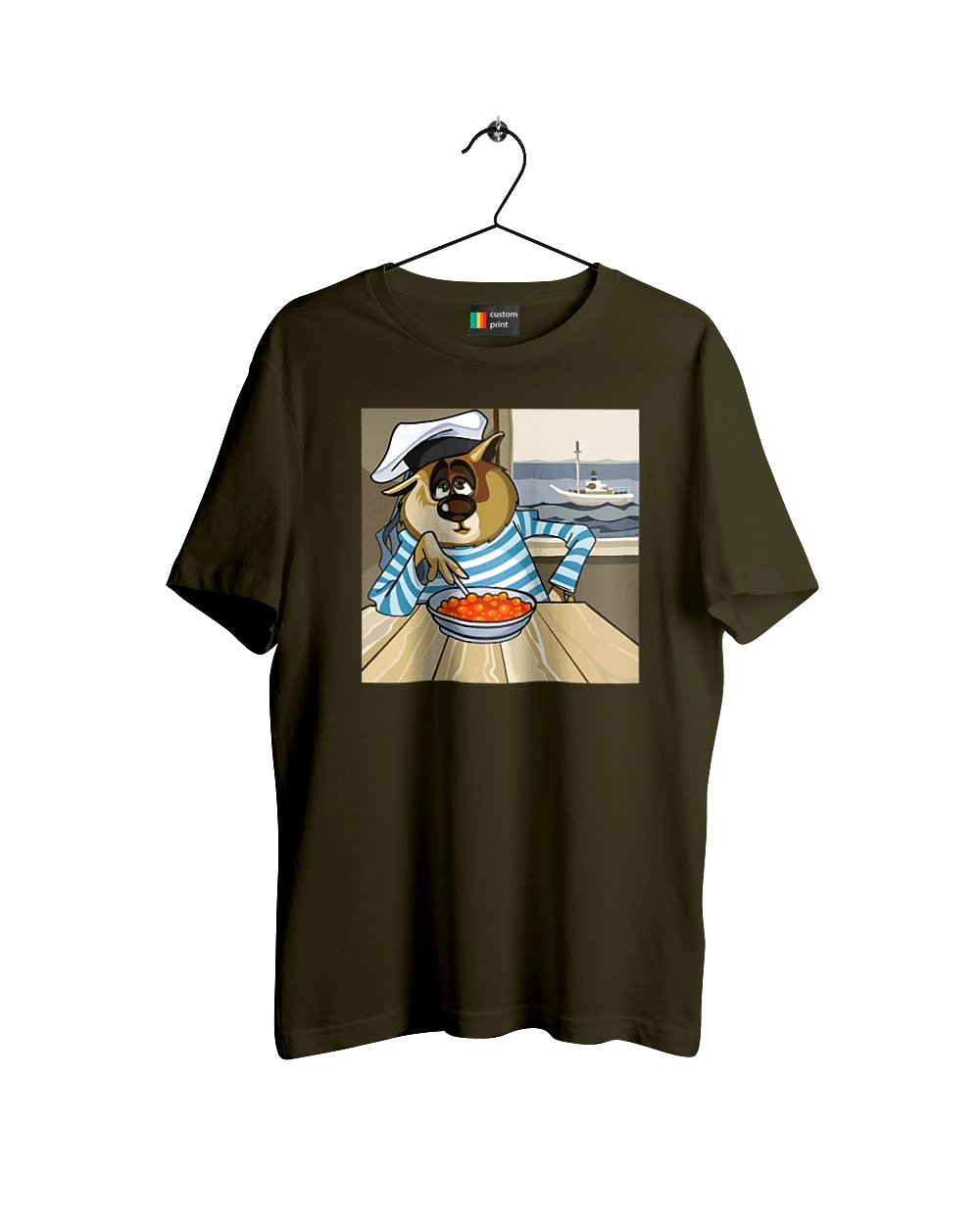 Cat Sailor, On The Ship Eats Red Caviar