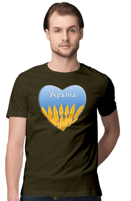 Серце з колосками Україна