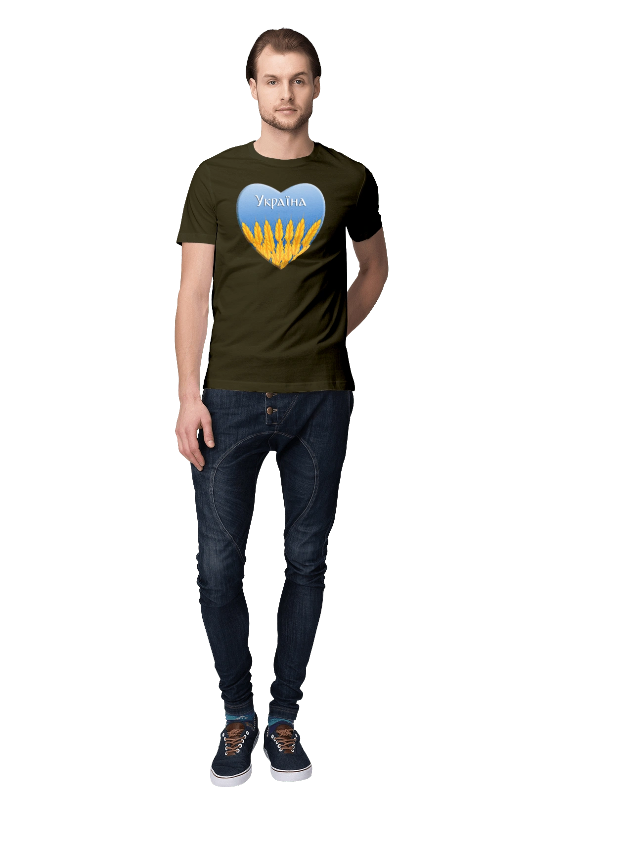 Серце з колосками Україна