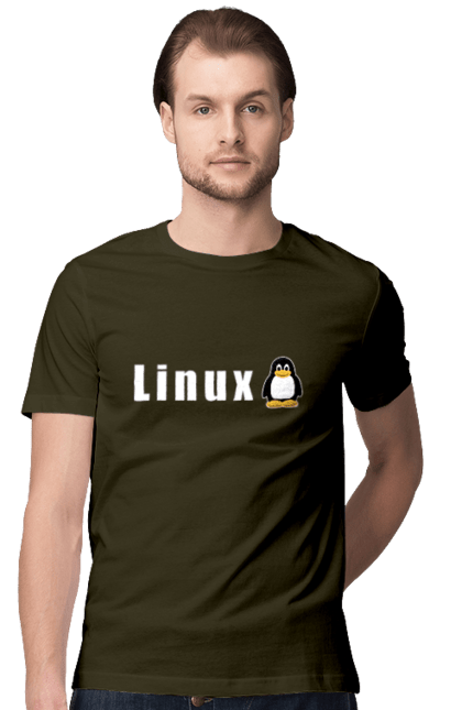 Футболка чоловіча з принтом "Linux". Linux, адміністратор, айті, айтішник, безкоштовна, безкоштовно, білий, вільна, доступність, комерційна, незалежність, операційна система, ос, пінгвін, програміст, програмне забезпечення, свобода, сервер, сисадмін, система, системний адміністратор, софт, текст. 2070702