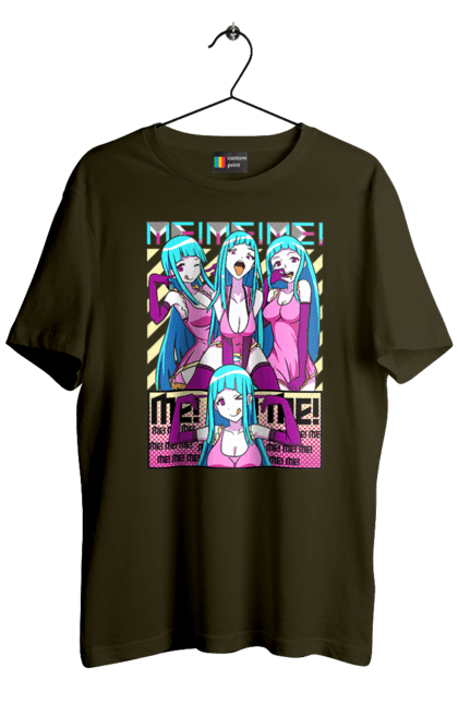 Men's t-shirt with prints Me! Me! Me!. Anime, clip, daoko, teddyloid, young woman. 2070702