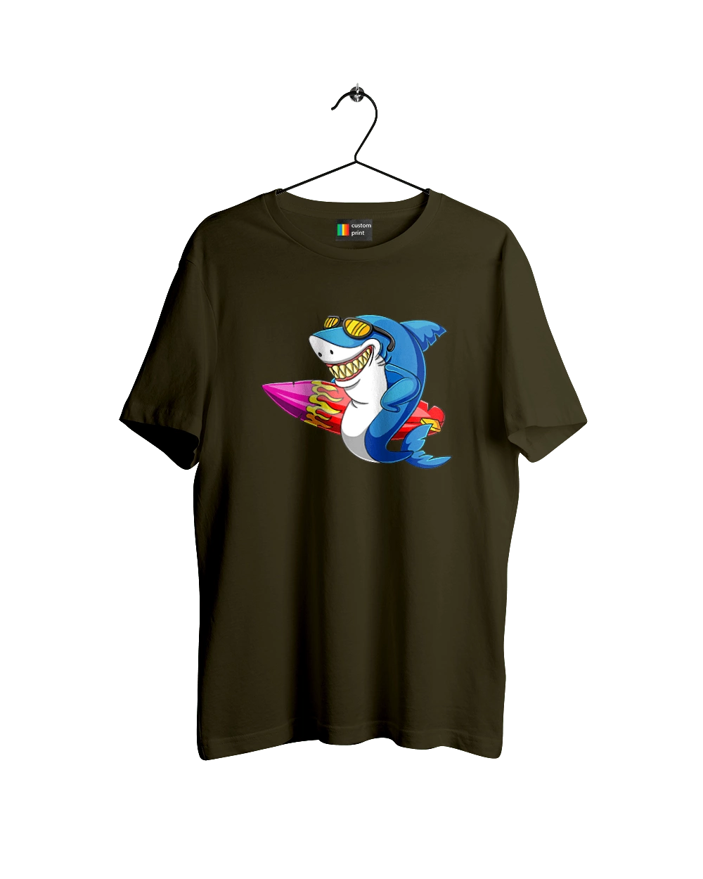 Shark With Glasses Surfing