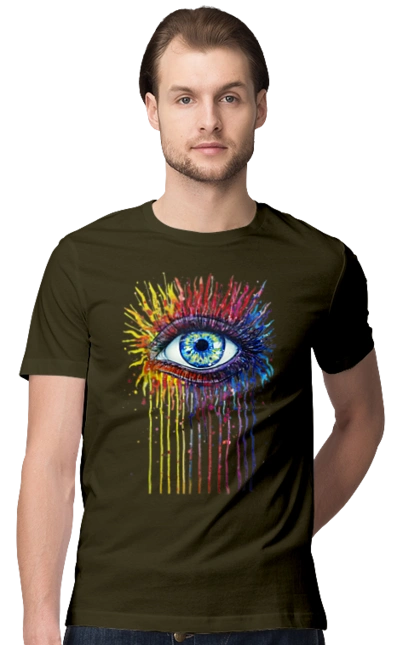Colorful Flowing Eye