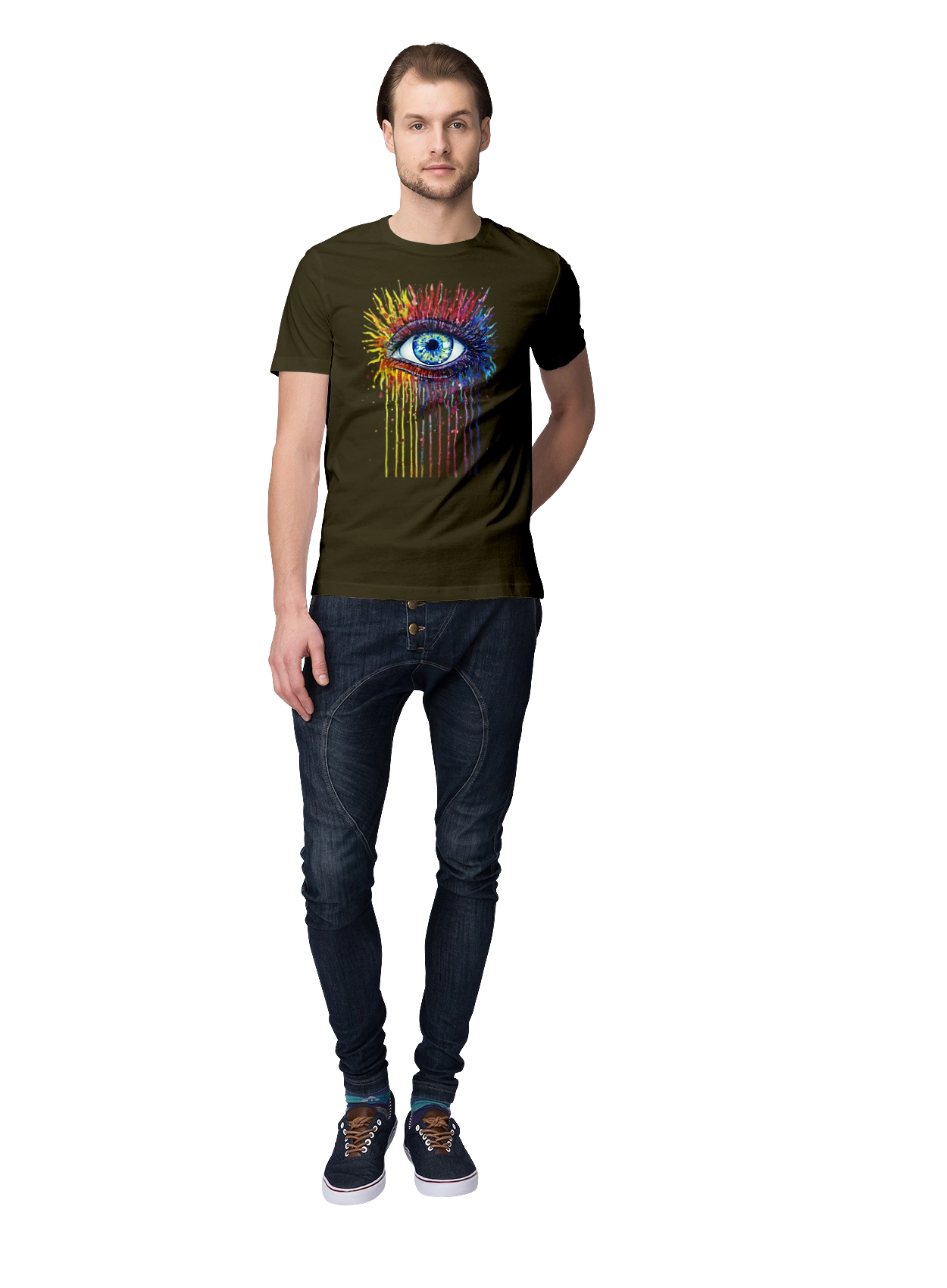 Colorful Flowing Eye