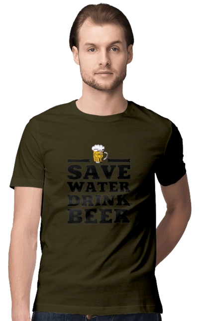 Save water, drink beer (black)