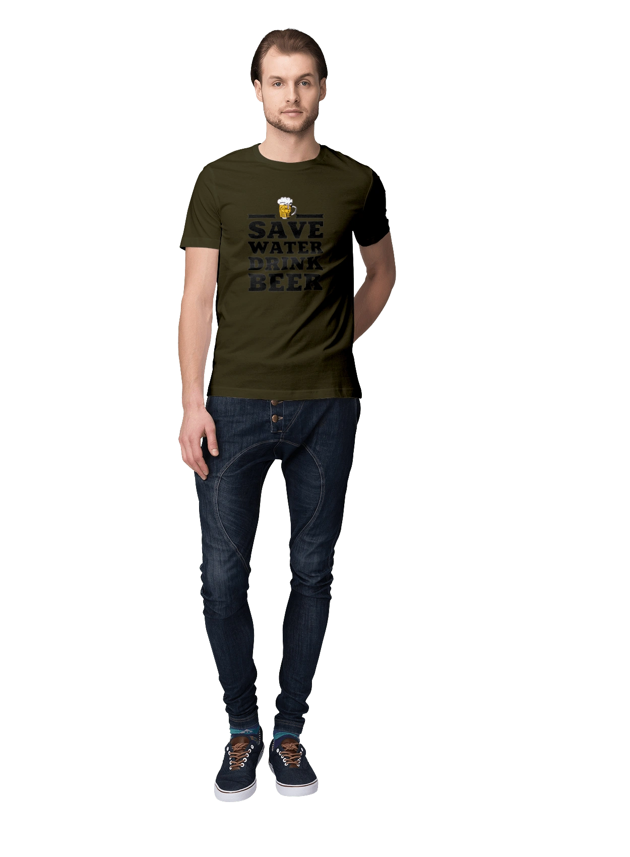 Save water, drink beer (black)