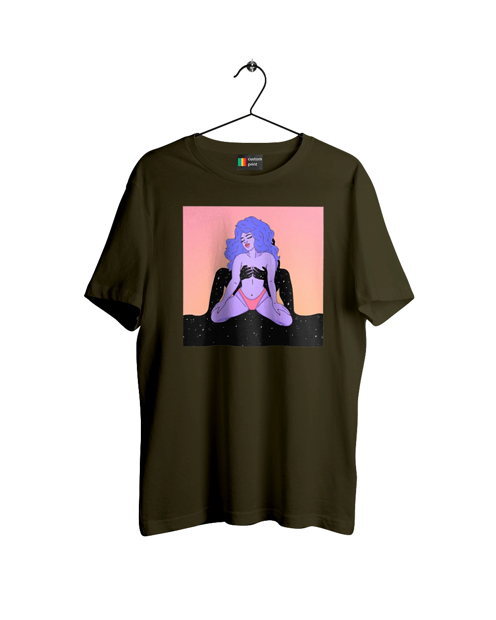 Purple Girl In Panties