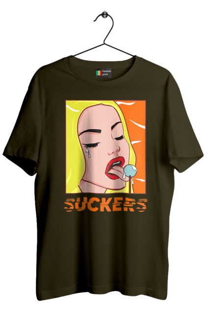 Футболка чоловіча з принтом "Чупа чупс". Гумор, мем, прикольна, сакерс, смішна, чупа чупс. 2070702