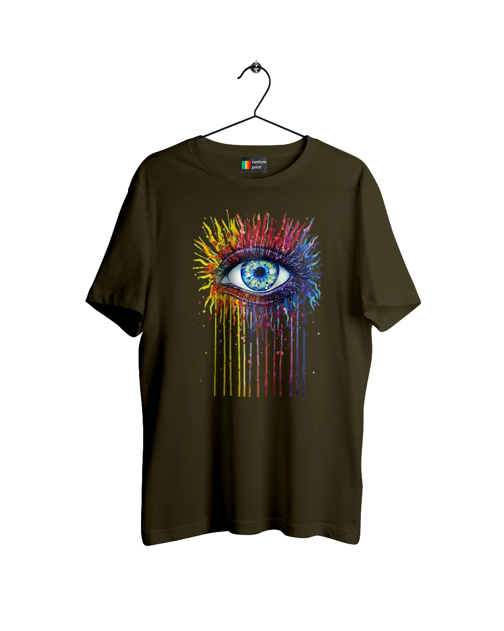 Colorful Flowing Eye