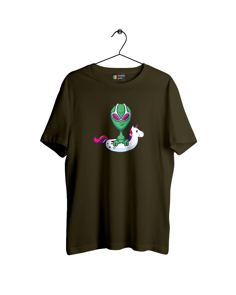 Alien Floats In A Circle