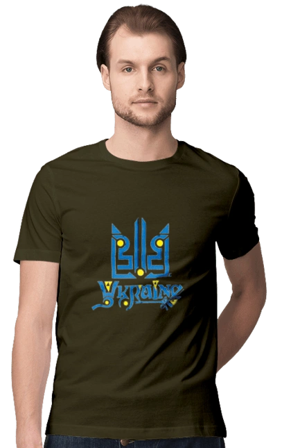 Україна та тризуб темний фон