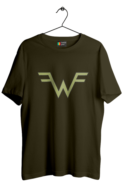 Men's t-shirt with prints Weezer. Alternative rock, group, indie rock, music, pop rock, power pop, rock, weezer. 2070702