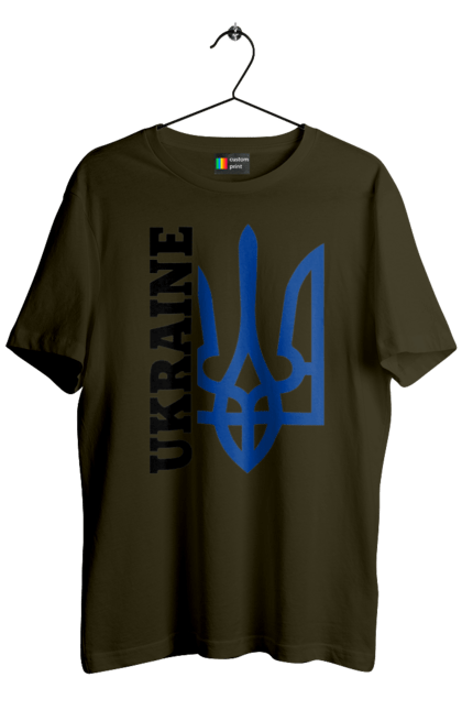 Футболка чоловіча з принтом "Герб України". Герб, україна. 2070702