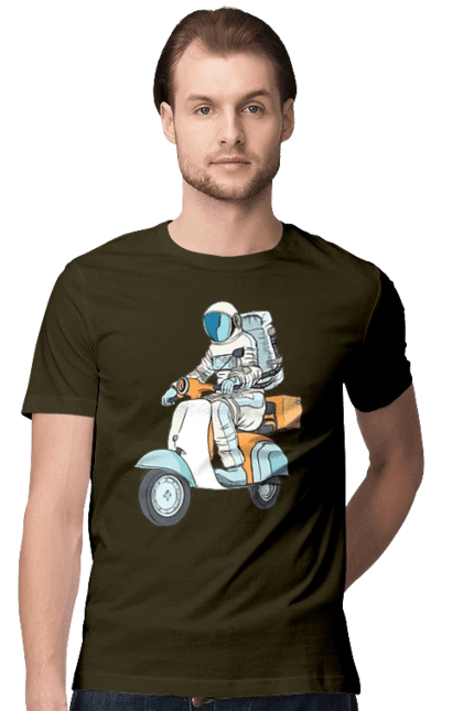 Космонавт на мотоцикле
