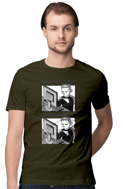 Футболка чоловіча з принтом "Код не працює, чому? Код працює, чому?". Angular, c, css, html, it, javascript, jquery, php, python, react, svelt, vue, айтишник, айті, гумор, код, кодувати, прогер, програміст, програмісти, ти ж, ти ж програміст, тиж програміст. 2070702