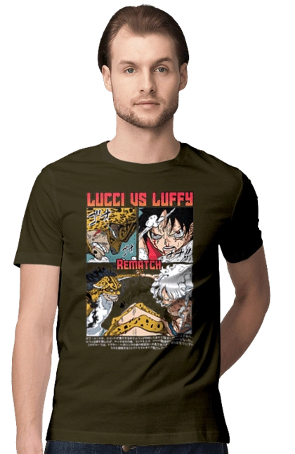 One Piece Rob Lucci and Luffy