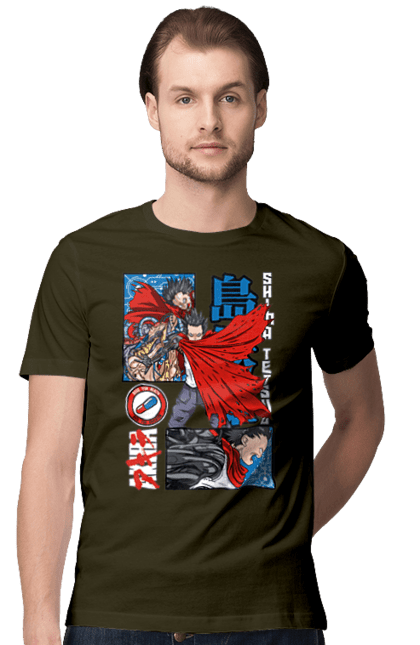 Men's t-shirt with prints Akira Tetsuo Shima. Akira, anime, cyberpunk, manga, tetsuo shima. 2070702